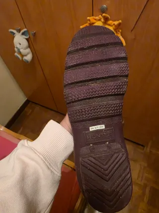 Botas de agua Hunter moradas