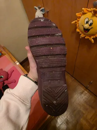 Botas de agua Hunter moradas