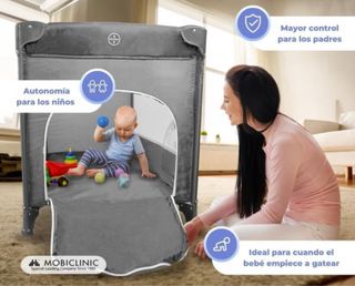 Cuna de viaje Mobiclinic con funda