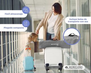 Cuna de viaje Mobiclinic con funda