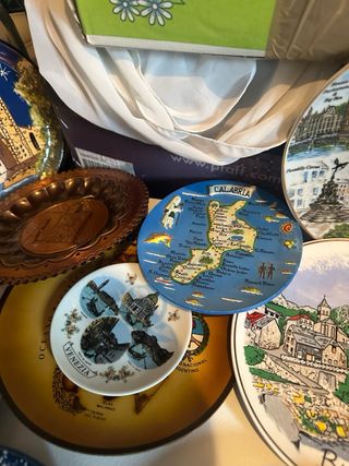 Piatti souvenir Italia e Spagna