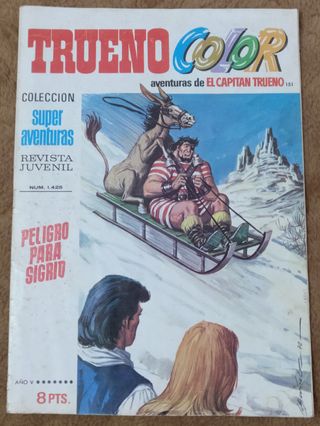 9 TEBEOS DE TRUENO COLOR PRIMERA EPOCA DE 1.972.