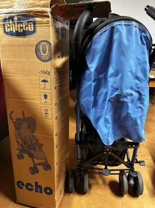 Cochecito Chicco Azul