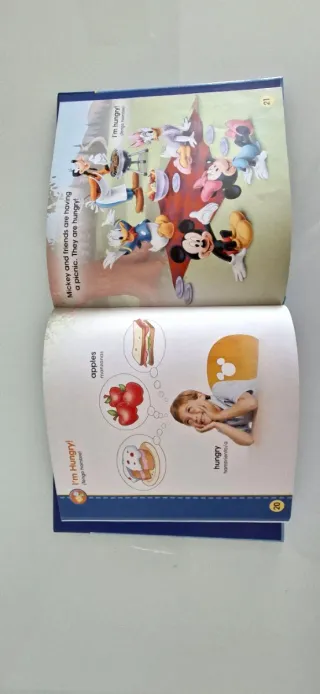 Lote 4 Libros Disney First Words Inglés-Español