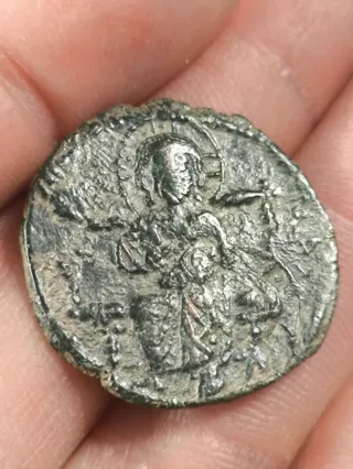 Moneda Bizantina Follis Anónimo