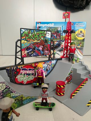 Playmobil Skate Park con figuras City action 7016.