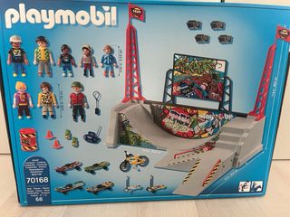 Playmobil Skate Park con figuras City action 7016.