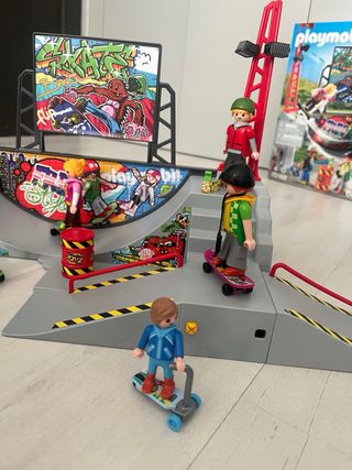 Playmobil Skate Park con figuras City action 7016.