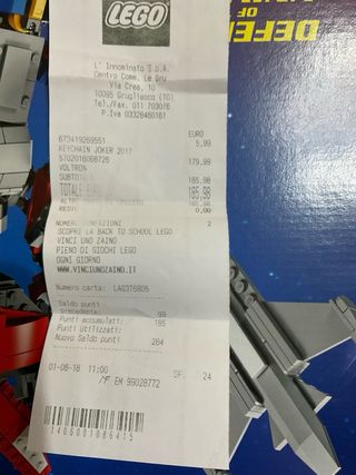 LEGO 21311 Voltron Nuovo Sigillato