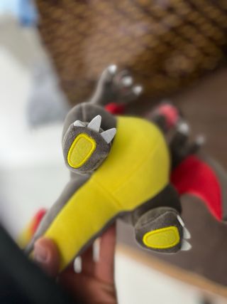 Pupazzo Peluche pokemon charizard nero