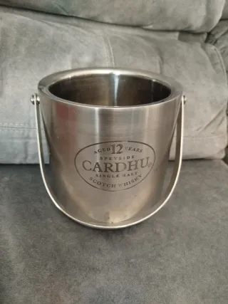 Cubitera Cardhu Metal Plateada