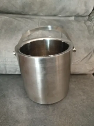 Cubitera Cardhu Metal Plateada