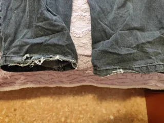 Pantalones Baggy Grises Cintura Ajustable