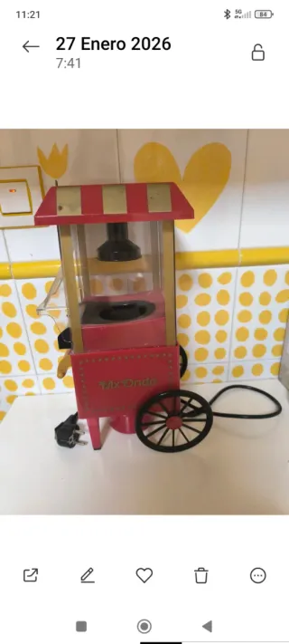 Máquina de Palomitas Roja