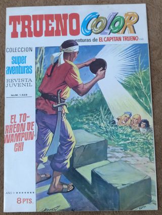 9 TEBEOS DE TRUENO COLOR PRIMERA EPOCA DE 1.972.