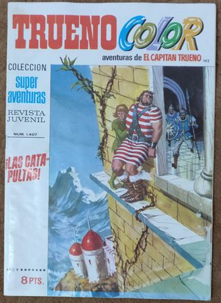 9 TEBEOS DE TRUENO COLOR PRIMERA EPOCA DE 1.972.