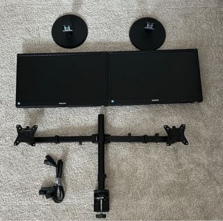 PC Sobremesa HP + 2 Pantallas + Soporte