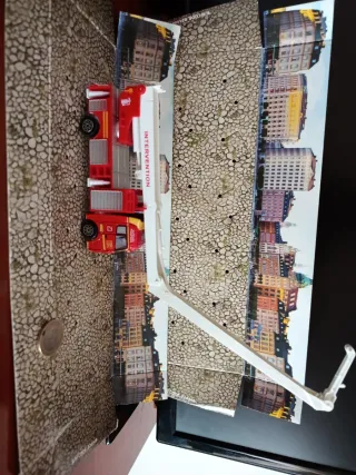 Lote de camiones de bomberos