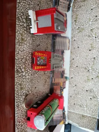 Lote de camiones de bomberos