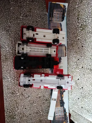 Lote de camiones de bomberos