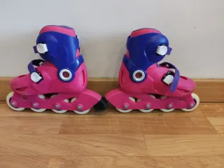 Patines infantiles decathlon rosas y morados
