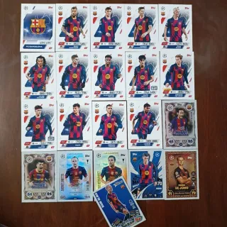 Topps Match Attax 25-26 Lote 21 cartas FCBarcelona