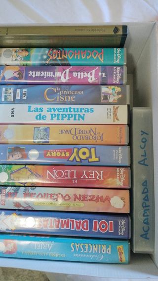 Pack 10 Cintas VHS Disney (Español)