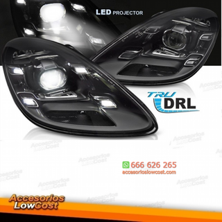 FAROS LED NEGROS para PORSCHE BOXSTER CAYMAN 718
