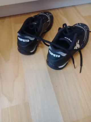 Zapatillas de fútbol para niño negras
