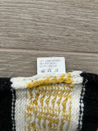 Jersey ESTEVE Sitamurt blanco y amarillo talla M