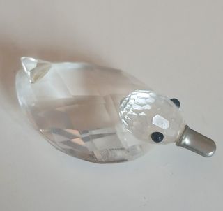 Papera Swarovski Cristallo Argento Vintage