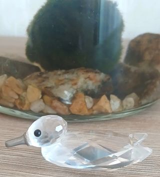 Papera Swarovski Cristallo Argento Vintage