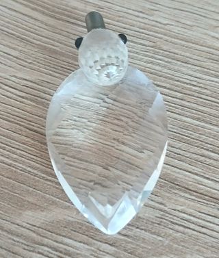 Papera Swarovski Cristallo Argento Vintage