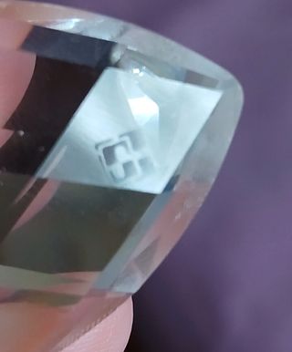 Papera Swarovski Cristallo Argento Vintage