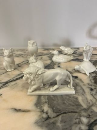 Colección, 11 figuras de porcelana Hutschenreuther