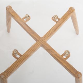 Silla Diseño Transparente Patas Madera