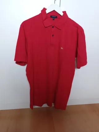 Polo Burberry Rojo