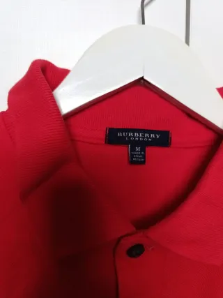 Polo Burberry Rojo