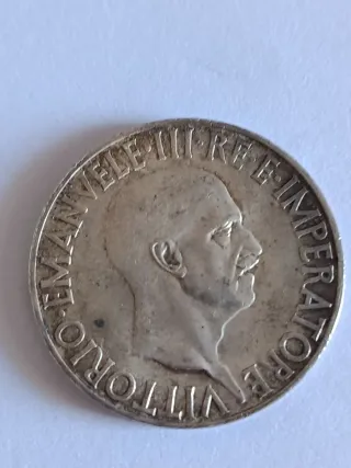 Moneta Vittorio Emanuele III Re Imperatore