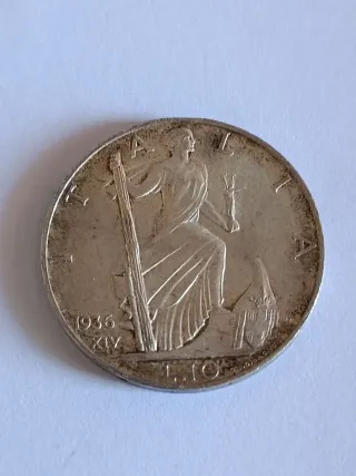 Moneta Vittorio Emanuele III Re Imperatore