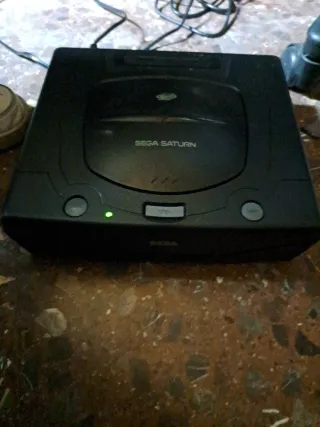 Consola Sega Saturn Negra