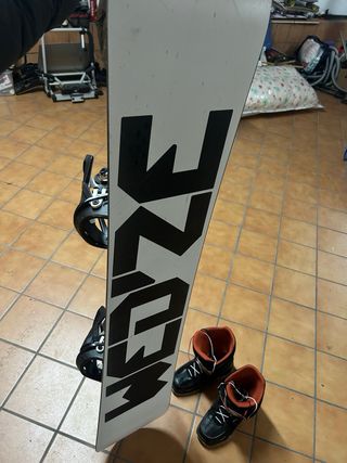 Tabla Snowboard + Fijaciones Wed'ze
