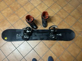 Tabla Snowboard + Fijaciones Wed'ze