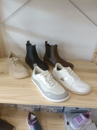 Zapatillas Gioseppo rosas y blancas