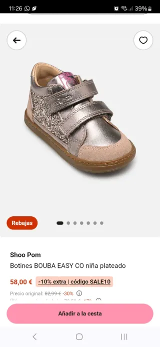 Lote 4 pares zapatos niña