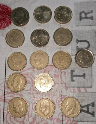 Lote monedas españolas