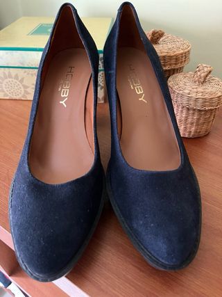 Zapatos de salón Hobby azul sin estrenar
