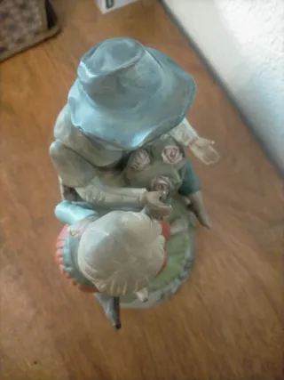 Capodimonte - Pareja de niños con cesta