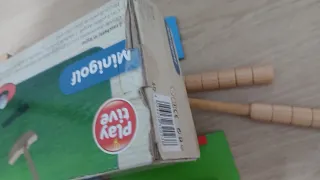 Juego Minigolf Madera Playtive 11 Piezas