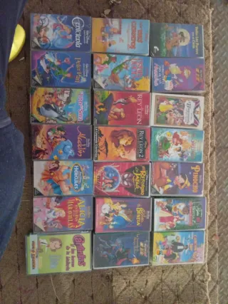 Cintas VHS Disney Clásicos (Español)